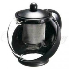 Chashan Teapot - 2 c Black with Infuser